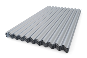 image of a corrugated roof sheet in colorbond steel