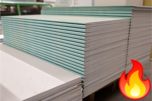 image of fire rated plasterboard