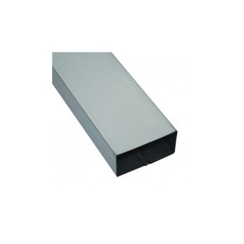 Downpipe Rectangular Zincalume 95x45 mm (per M)