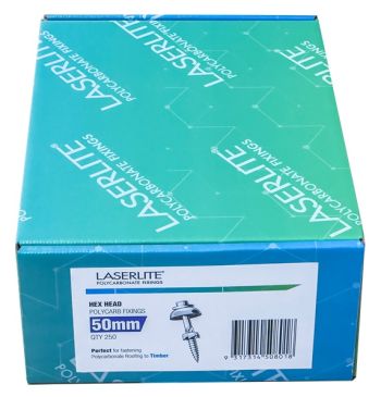 Laserlite Screw Timber - 50mm - 250 box