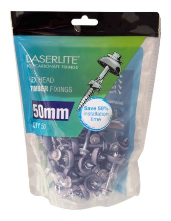 Laserlite Screw Timber - 50mm - 50 pack