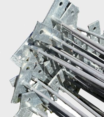 Pier Bolts 10mm x 3m (150x50x6 baseplate)
