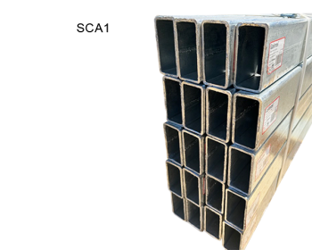 ADJUSTABLE RHS 100x50x4 COLUMN @ 3m with 18 x 4mm Dia holes