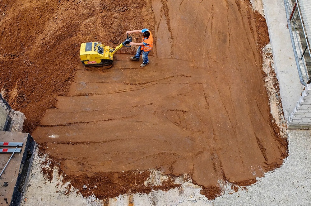 sand used in construction site Western Australia