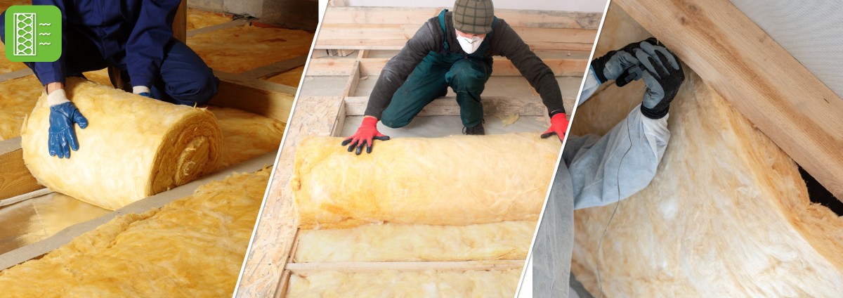 installing insulation in a roof