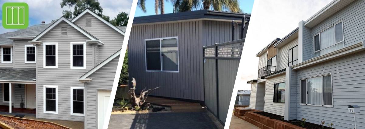 homes with mitten vinyl cladding installed